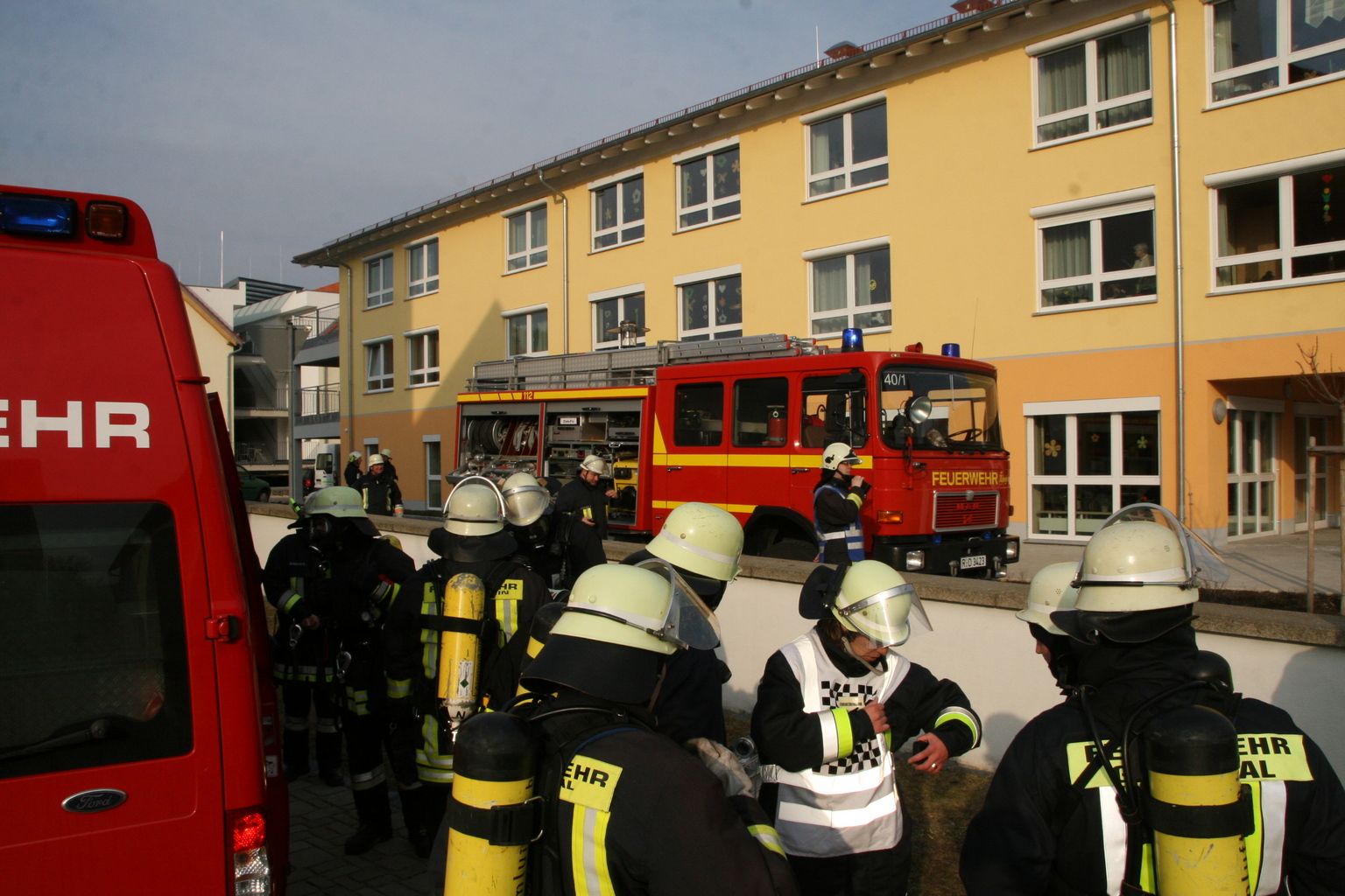 Großübung Seniorendomizil
