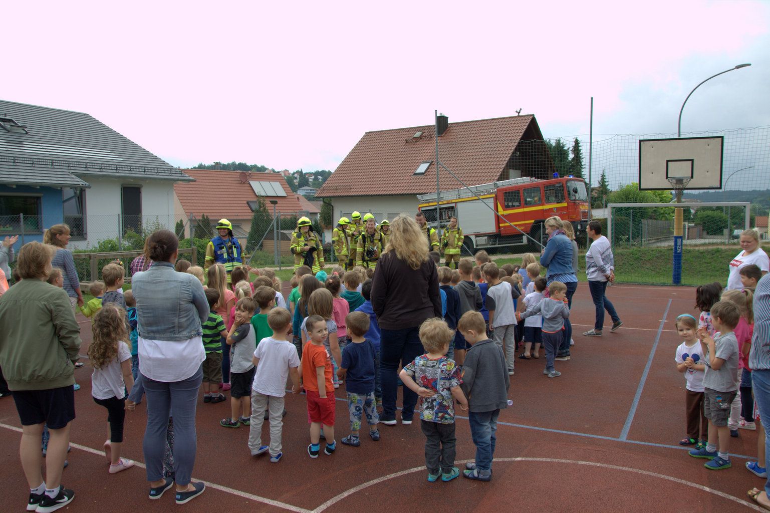 Einsatzübung im Kindergarten