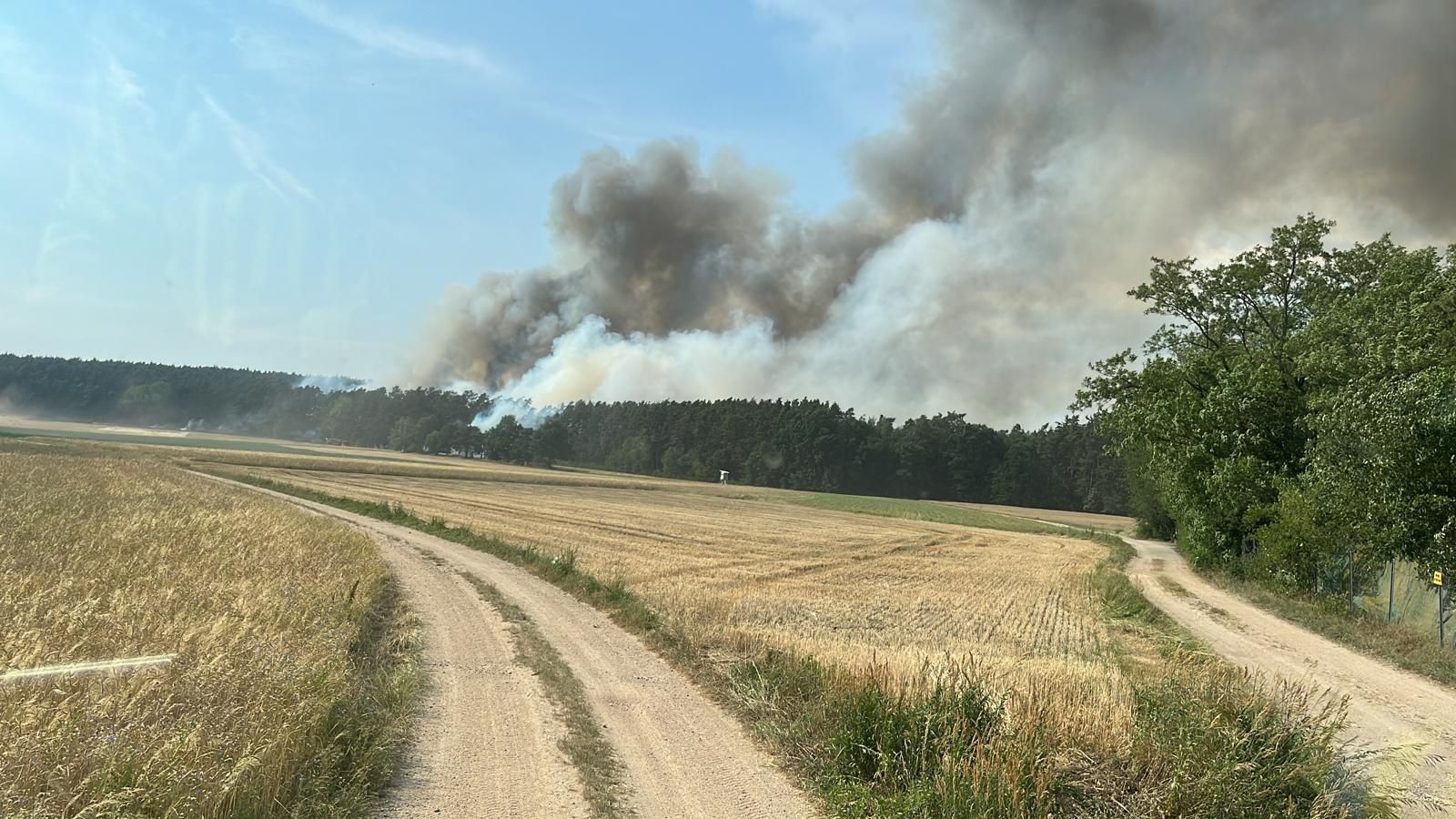 Lage bei Ankunft an der Einsatzstelle