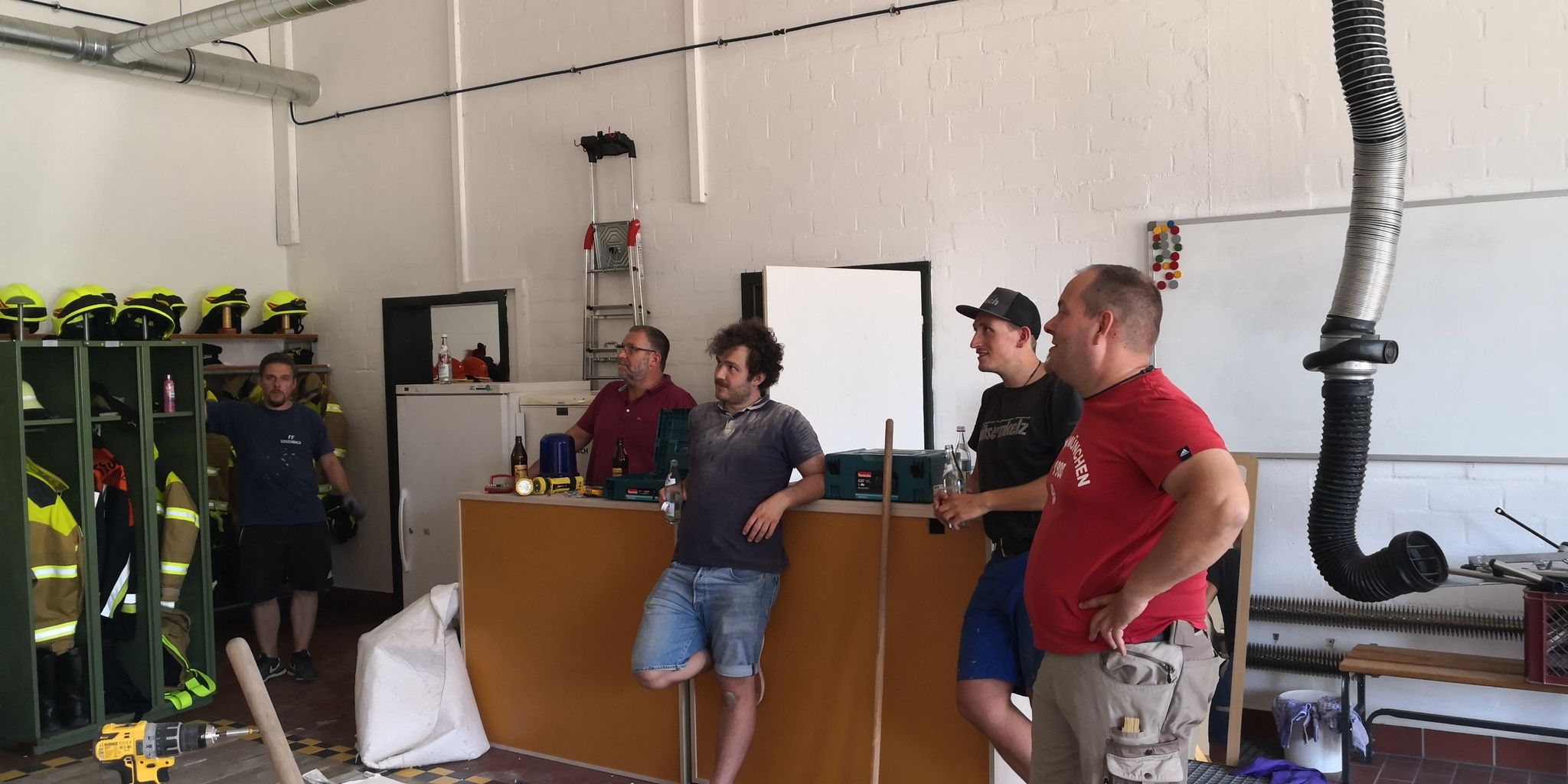 Umbauarbeiten im Gerätehaus
