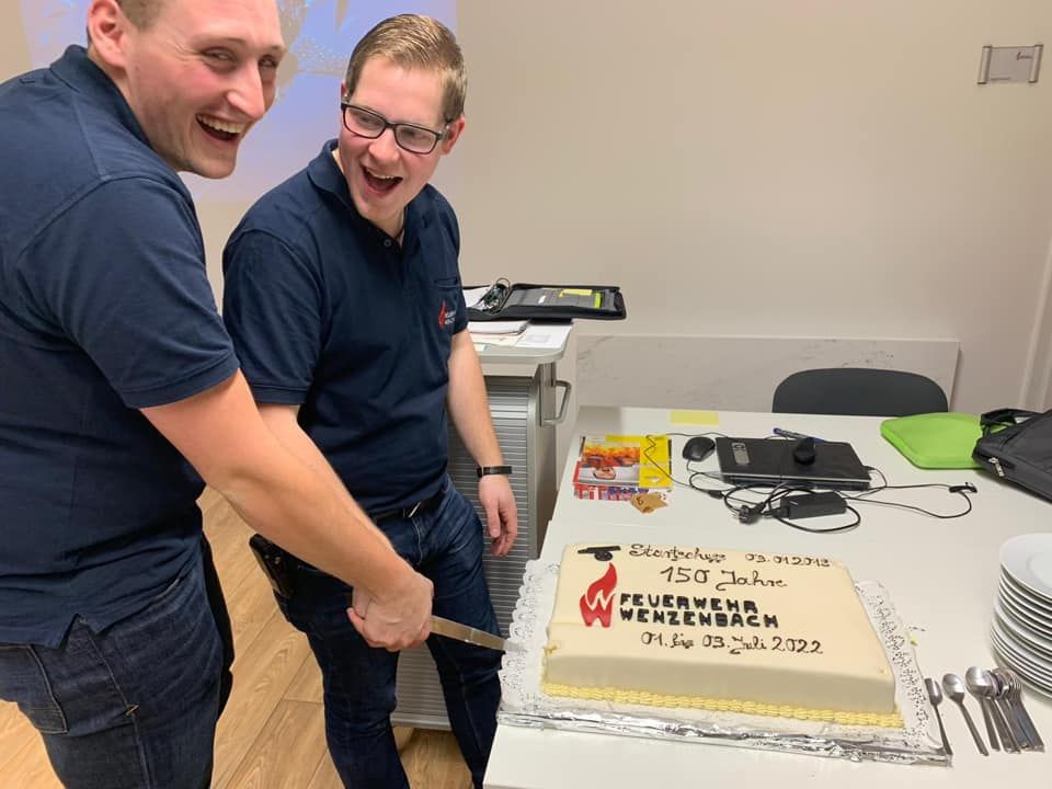 Festleiter Andreas Karl und Christian Schneider